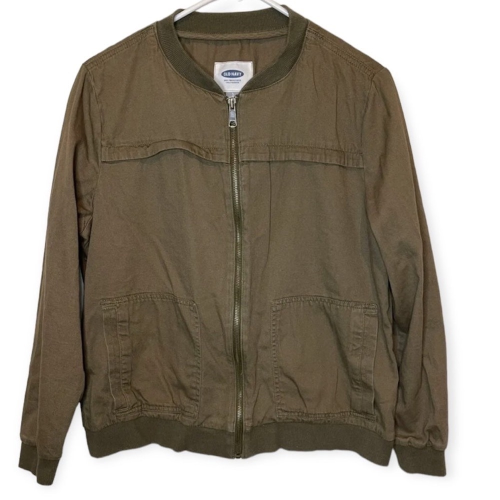 Old Navy Green Olive Tanker Jacket size L